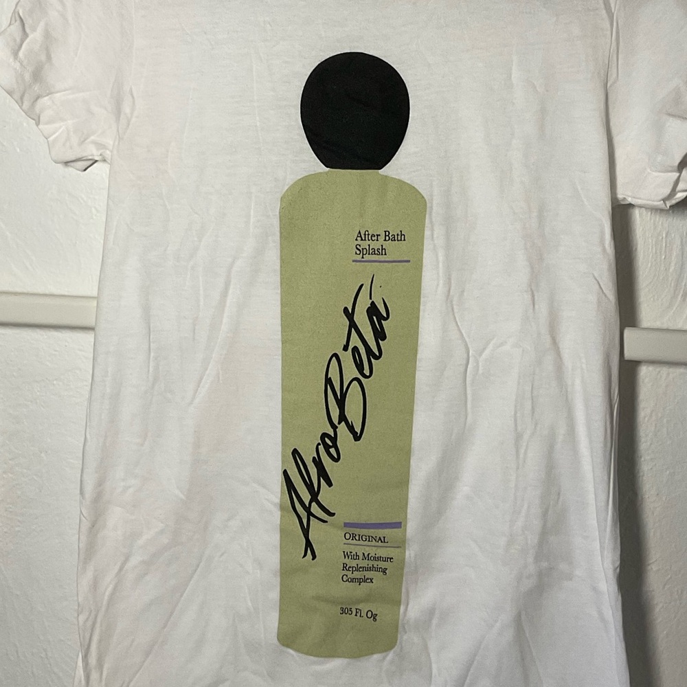 AfroBeta Graphic White T-Shirt - Medium